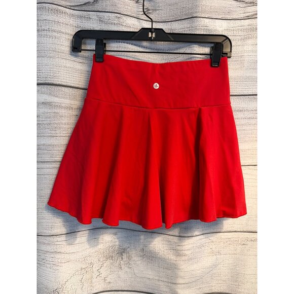 Halara Red Athletic Skort With Built-In Shorts Size XS - Picture 3 of 4